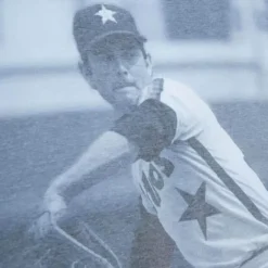 Men Mitchell & Ness T-Shirts & Tops-Highlight Sublimated Player Tee Houston Astros Nolan Ryan