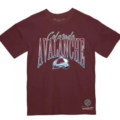 Men Mitchell & Ness T-Shirts & Tops-Hip Check Tee Colorado Avalanche