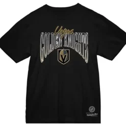Men Mitchell & Ness T-Shirts & Tops-Hip Check Tee Vegas Golden Knights