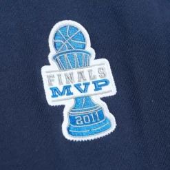 Men Mitchell & Ness Hoodies & Sweatshirts-Hof Fleece Hoodie Dallas Mavericks Dirk Nowitzki