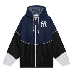 Men Mitchell & Ness Jackets & Outerwear-Home Team Lightweight Windbreaker New York Yankees