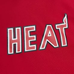 Men Mitchell & Ness Jackets & Outerwear-Home Team Lightweight Windbreaker Miami Heat