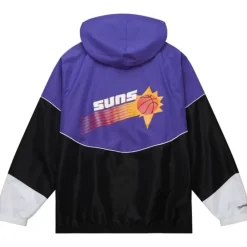 Men Mitchell & Ness Jackets & Outerwear-Home Team Lightweight Windbreaker Phoenix Suns