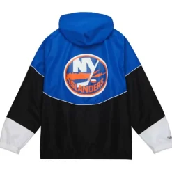 Men Mitchell & Ness Jackets & Outerwear-Home Team Lightweight Windbreaker New York Islanders