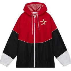 Men Mitchell & Ness Jackets & Outerwear-Home Team Lightweight Windbreaker Houston Astros