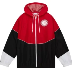 Men Mitchell & Ness Jackets & Outerwear-Home Team Lightweight Windbreaker University Of Alabama