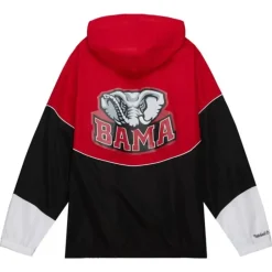 Men Mitchell & Ness Jackets & Outerwear-Home Team Lightweight Windbreaker University Of Alabama