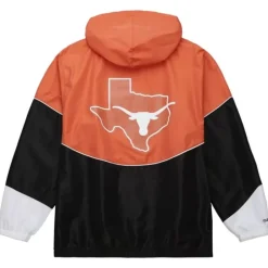 Men Mitchell & Ness Jackets & Outerwear-Home Team Lightweight Windbreaker University Of Texas At Austin