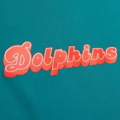 Men Mitchell & Ness Jackets & Outerwear-Home Team Lightweight Windbreaker Miami Dolphins