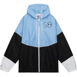Men Mitchell & Ness Jackets & Outerwear-Home Team Lightweight Windbreaker University Of North Carolina