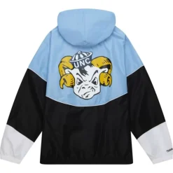 Men Mitchell & Ness Jackets & Outerwear-Home Team Lightweight Windbreaker University Of North Carolina