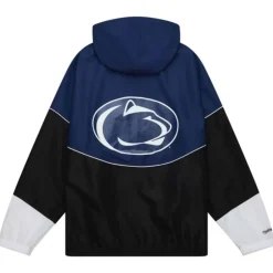Men Mitchell & Ness Jackets & Outerwear-Home Team Lightweight Windbreaker Penn State University