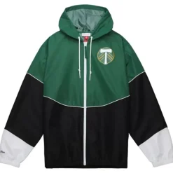 Men Mitchell & Ness Jackets & Outerwear-Home Team Lw Windbreaker Portland Timbers
