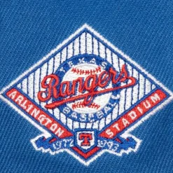Mitchell & Ness Fitted-Homefield Fitted Coop Texas Rangers
