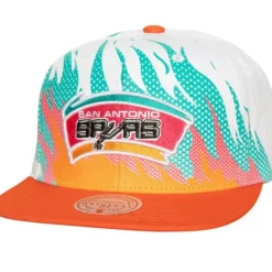 Mitchell & Ness Snapback-Hot Fire Snapback Hwc San Antonio Spurs