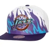 Mitchell & Ness Snapback-Hot Fire Snapback Hwc Utah Jazz