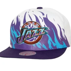 Mitchell & Ness Snapback-Hot Fire Snapback Hwc Utah Jazz