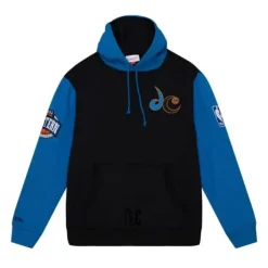 Men Mitchell & Ness Hoodies & Sweatshirts-Hwc Night Fleece Hoody Washington Wizards