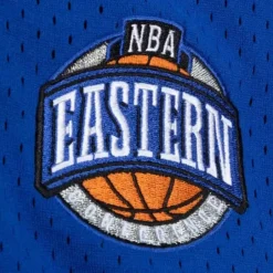 Men Mitchell & Ness T-Shirts & Tops-Hwc Night Mesh V-Neck New York Nets