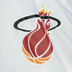 Men Mitchell & Ness Jackets & Outerwear-Hwc Night Surprise Win Windbreaker Miami Heat