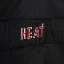 Men Mitchell & Ness Jackets & Outerwear-Hwc Night Surprise Win Windbreaker Miami Heat