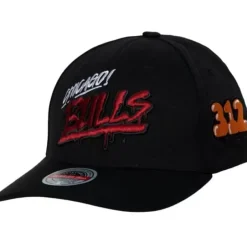 Mitchell & Ness Snapback-Hwc Slap Sticker Classic Red Chicago Bulls