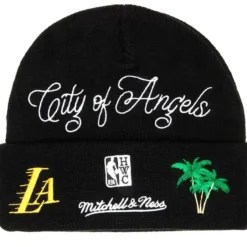 Mitchell & Ness Knit-Hyperlocal Knit Beanie Hwc Los Angeles Lakers