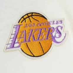 Men Mitchell & Ness T-Shirts & Tops-Icon Henley Los Angeles Lakers