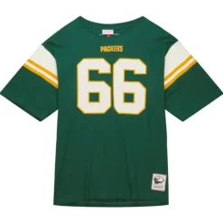 Men Mitchell & Ness T-Shirts & Tops-Icon Premium N&N Ss Tee Green Bay Packers