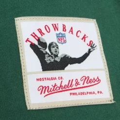 Men Mitchell & Ness T-Shirts & Tops-Icon Premium N&N Ss Tee Green Bay Packers