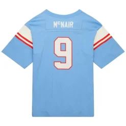 Men Mitchell & Ness T-Shirts & Tops-Icon Premium N&N Ss Tee Houston Oilers Steve Mcnair