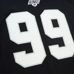 Men Mitchell & Ness T-Shirts & Tops-Icon Premium N&N S/S Tee Los Angeles Kings Wayne Gretzky