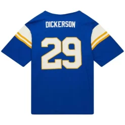 Men Mitchell & Ness T-Shirts & Tops-Icon Premium N&N S/S Tee Los Angeles Rams Eric Dickerson