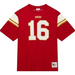 Men Mitchell & Ness T-Shirts & Tops-Icon Premium N&N S/S Tee San Francisco 49Ers Joe Montana