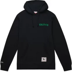 Men Mitchell & Ness Hoodies & Sweatshirts-Illustrated Hoodie Philadelphia Eagles