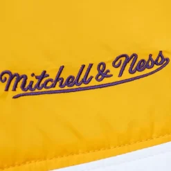 Men Mitchell & Ness Jackets & Outerwear-In The Clutch Puffer Jacket Vintage Logo Minnesota Vikings