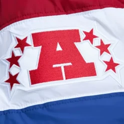 Men Mitchell & Ness Jackets & Outerwear-In The Clutch Puffer Jacket Vintage Logo Buffalo Bills