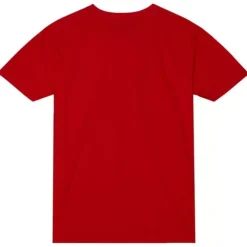 Men Mitchell & Ness T-Shirts & Tops-Incline Stacked Tee Chicago Bulls