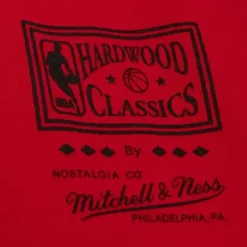 Men Mitchell & Ness T-Shirts & Tops-Incline Stacked Tee Chicago Bulls