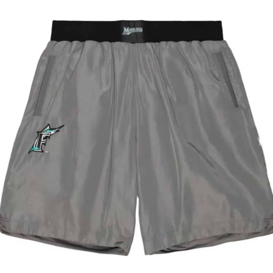 Men Mitchell & Ness Shorts-Insignia Shorts Florida Marlins