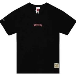 Men Mitchell & Ness T-Shirts & Tops-Insignia Ss Tee Boston Red Sox