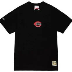Men Mitchell & Ness T-Shirts & Tops-Insignia Ss Tee Cincinnati Reds