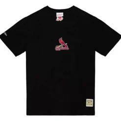 Men Mitchell & Ness T-Shirts & Tops-Insignia Ss Tee St. Louis Cardinals