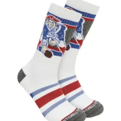 Woman Mitchell & Ness Accessories-Interception Crew Socks New England Patriots