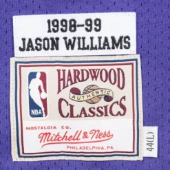 Mitchell & Ness Nba Authentic-Jason Williams 1998-99 Sacramento Kings Alternate Authentic Jersey