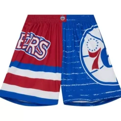 Men Mitchell & Ness Shorts-Jumbotron 3.0 Shorts Philadelphia 76Ers