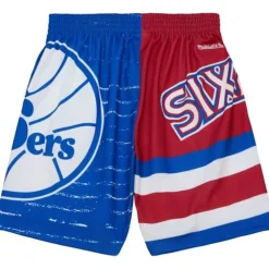 Men Mitchell & Ness Shorts-Jumbotron 3.0 Shorts Philadelphia 76Ers