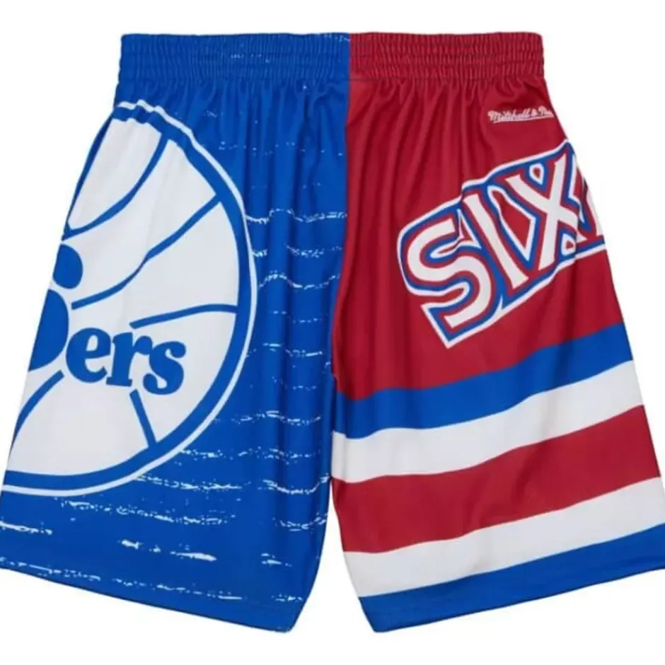 Men Mitchell & Ness Shorts-Jumbotron 3.0 Shorts Philadelphia 76Ers