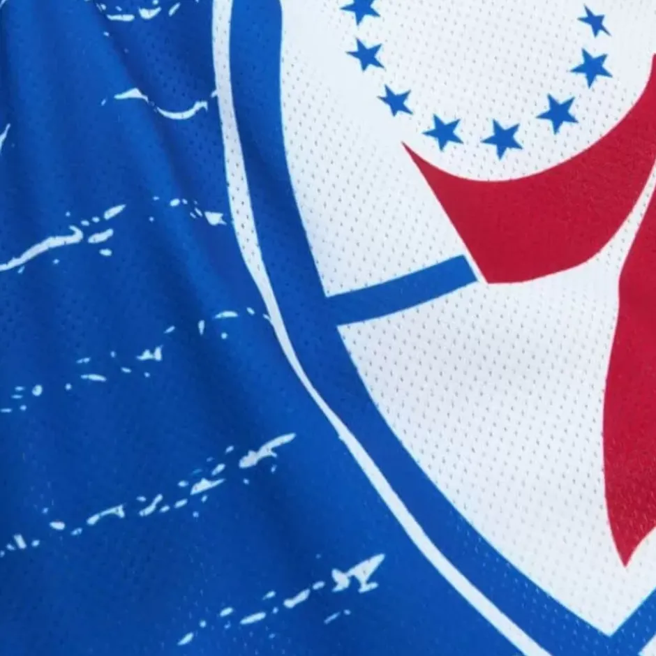 Men Mitchell & Ness Shorts-Jumbotron 3.0 Shorts Philadelphia 76Ers