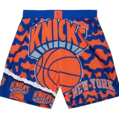 Men Mitchell & Ness Shorts-Jumbotron 2.0 Sublimated Shorts New York Knicks